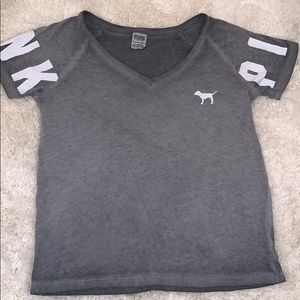 A light grey shirt from the brand pink